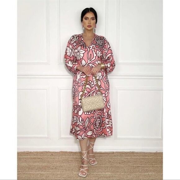 Zara satin floral tunic new with tags - Picture 4 of 8